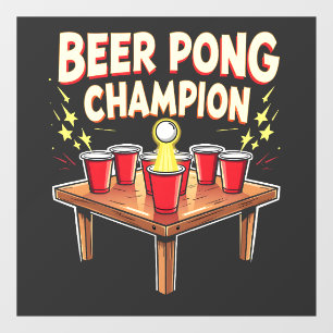 Beer Pong Champion Ping Pong Drinking