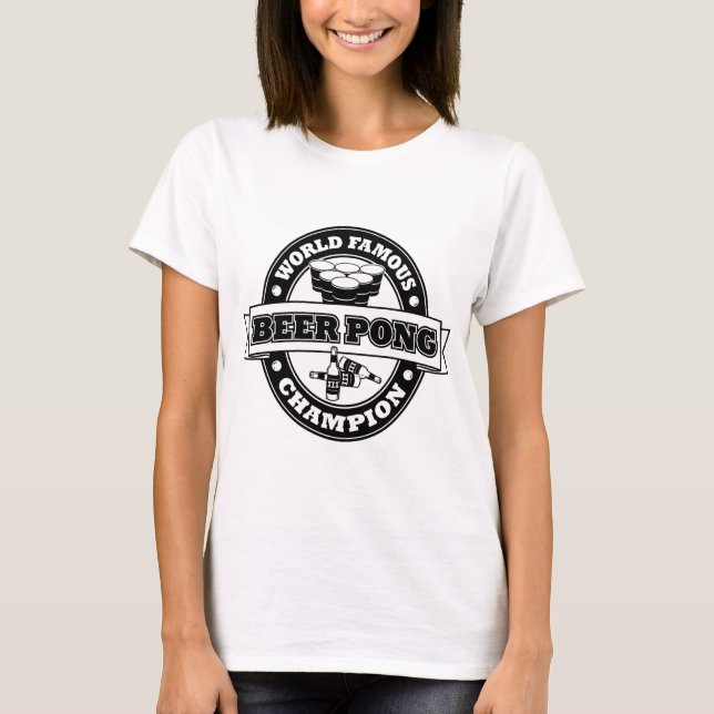 Beer Pong Champion T-Shirt (Front)