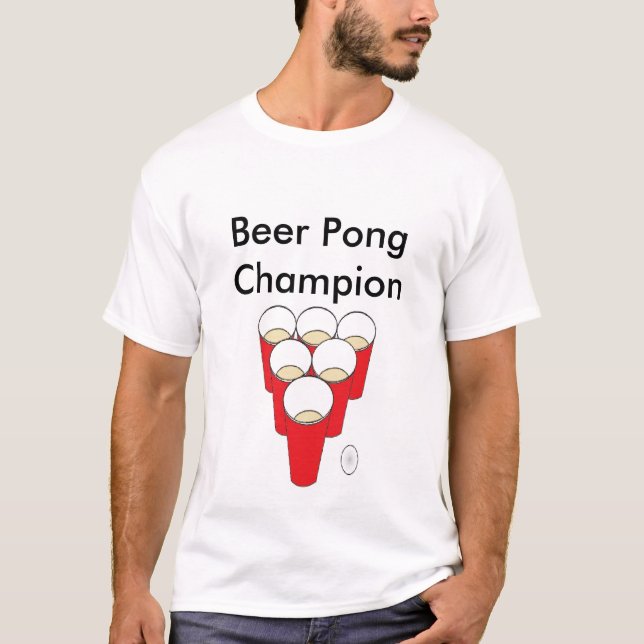 Beer Pong Champion T-Shirt (Front)