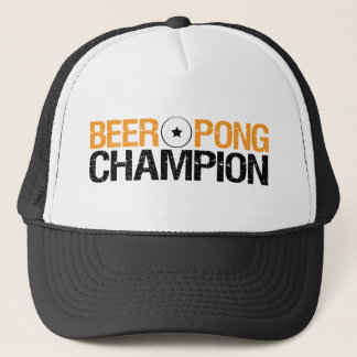 beer pong champion trucker hat