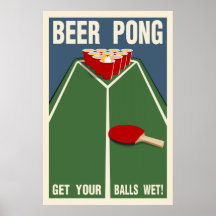 Beer Pong:  Get Your Balls Wet!