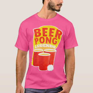 Beer Pong Legends Drinking Game Team T-Shirt