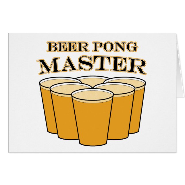 Beer Pong Master (Front Horizontal)