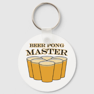 Beer Pong Master Key Ring