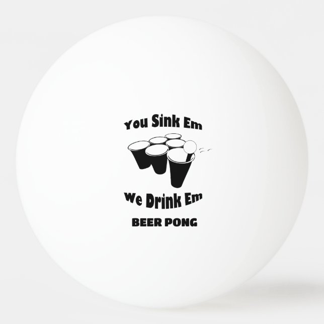 Beer Pong Ping Pong Balls (Front)