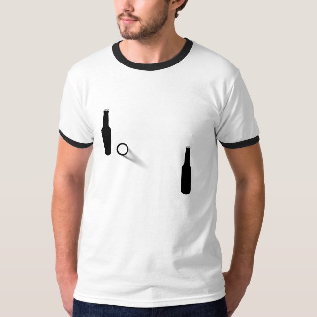 Beer Pong Ringer T-Shirt (Front)
