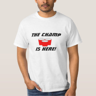 beer pong, The Champ, Don't Bounce T-Shirt