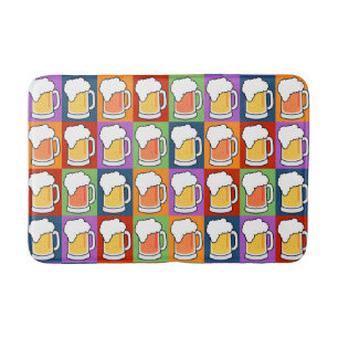 BEER Pop Art bath mats