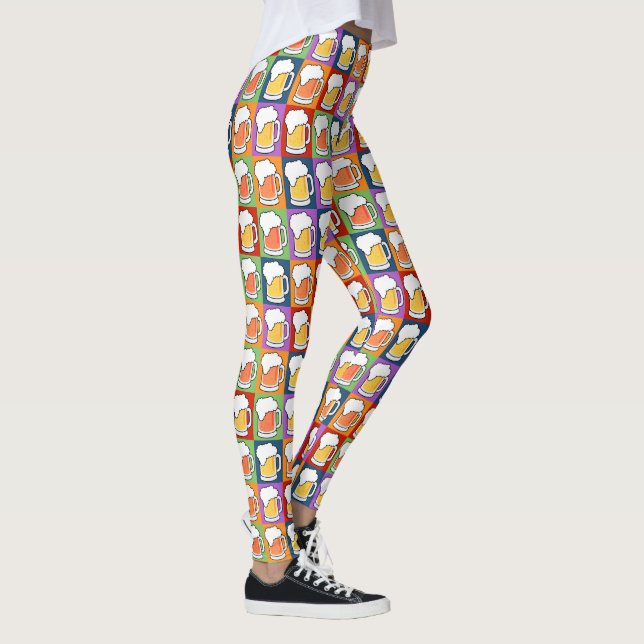 BEER Pop Art leggings (Right)