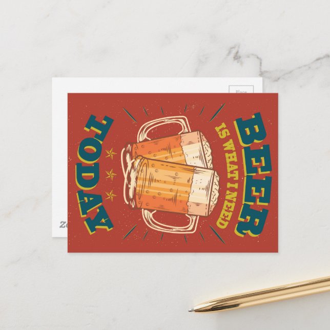 Beer Postcard (Front/Back In Situ)