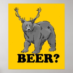 Beer? Poster $24.95