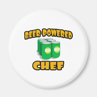 Beer-Powered Chef Magnet