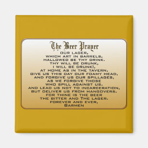 Beer Prayer Magnet