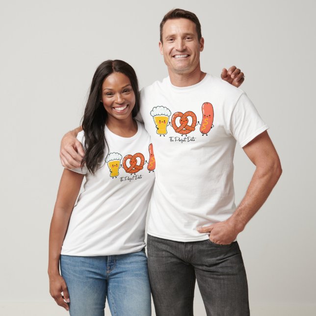 Beer, Pretzel Brats, The Perfect Date T-Shirt (Unisex)