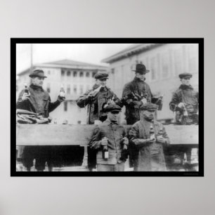 Beer Prohibition in Zion City, IL 1920 Poster