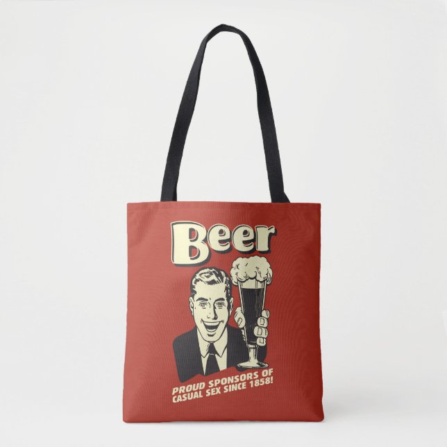 Beer: Proud Sponsors Casual Sex Tote Bag (Front)