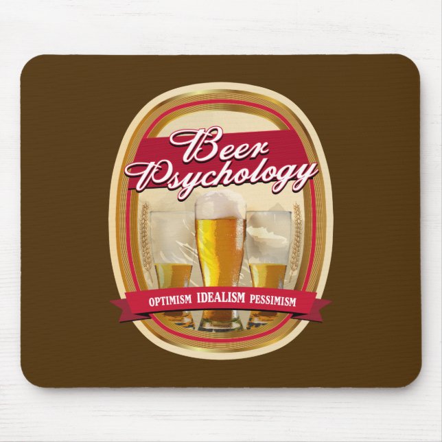 Beer Psychology Mouse Pad (Front)