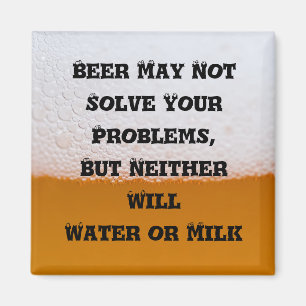 Beer quotes magnet