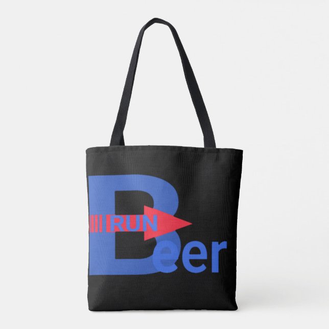 Beer Run Tote Bag (Back)