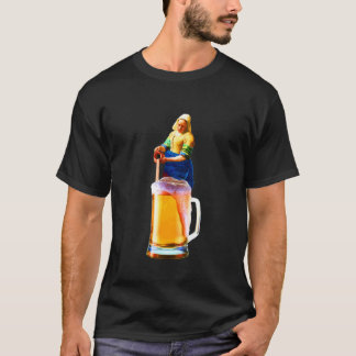 Beer Sake Funny T-shirt Vermeer Drinking Funny T-s