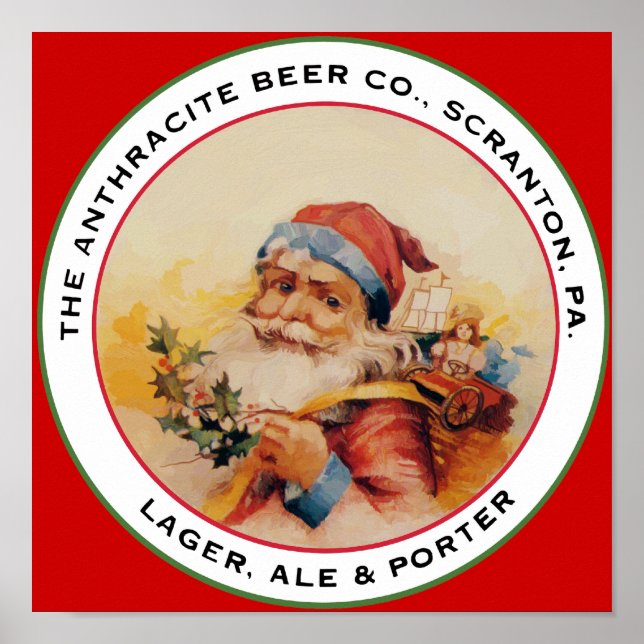 BEER SANTA POSTER (Front)