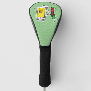Beer sausage Octoberfest Oktoberfest lederhosen Golf Head Cover