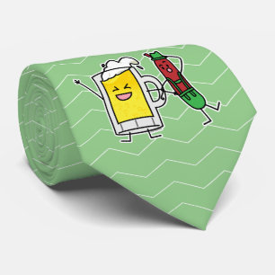 Beer sausage Octoberfest Oktoberfest lederhosen Tie