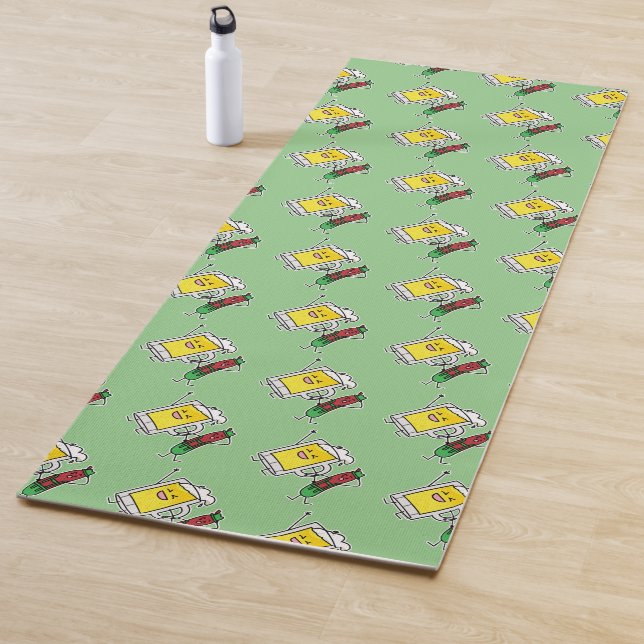 Beer sausage Octoberfest Oktoberfest lederhosen Yoga Mat (In Situ)
