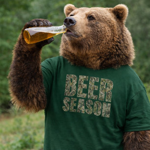 Beer Season: Camo On, Bottles Up T-Shirt
