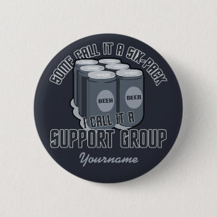 Beer Six Pack custom button