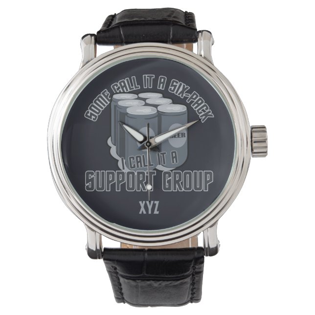Beer Six Pack custom watches (Front)