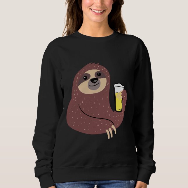 Beer Sloth 20 Sweatshirt (Front)