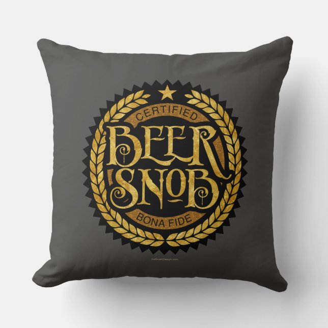 Beer Snob Cushion (Front)