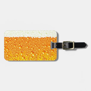 beer snob luggage tag