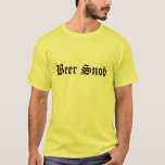 Beer Snob T-Shirt<br><div class="desc">You never settle for canned domestic. From microbrews to fine imports, you keep your beer to a higher standard. Show you appreciation for real beer with the Beer Snob T-shirt.</div>