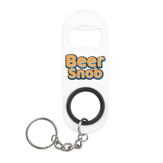 Beer Snob Vintage Bottle Opener (Front)