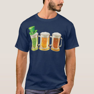 Beer St Patricks Day Beer Lover Drinking Beer  T-Shirt