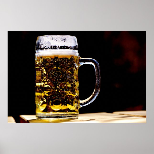 Beer Stein Mug for Bar or Mancave Photo Poster (Front)
