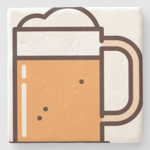 beer stone coaster