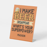 Beer Superpower custom name & colour