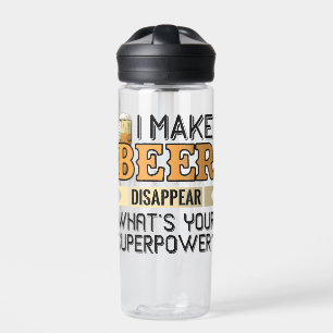 Beer Superpower custom name Water Bottle