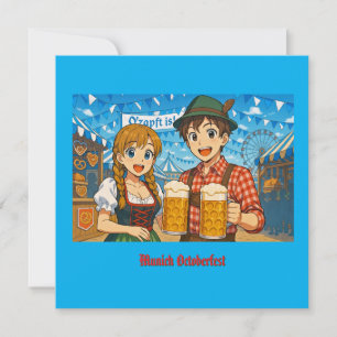 Beer tasting during Octoberfest in Munich, Germany
