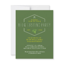 Beer Tasting Party Invitation, 30th Birthday, 40th