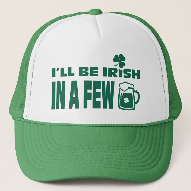 Beer Theme Fun St. Patrick's Day Hats (Front)