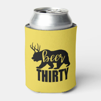 Beer Thirty Can Cooler/Koozie | Cursive Can Cooler