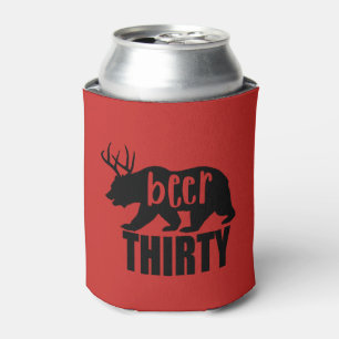 Beer Thirty Koozie/Can Cooler Block Letter