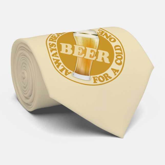 BEER tie (Rolled)