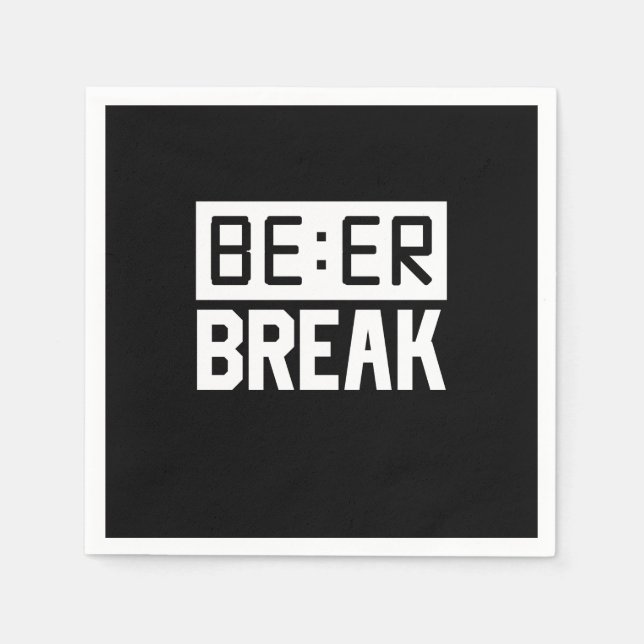 Beer Time Break Napkin (Front)