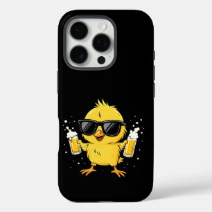 Beer Time Madafakas Funny Meme Duck Goose Retro iPhone 16 Pro Case