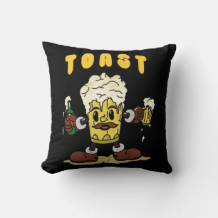 Beer Toast Mascot Cushion